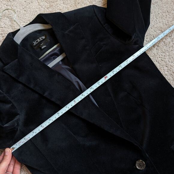 J.Crew Velvet Willa Black/Navy Blazer, size 4 - Picture 8 of 11